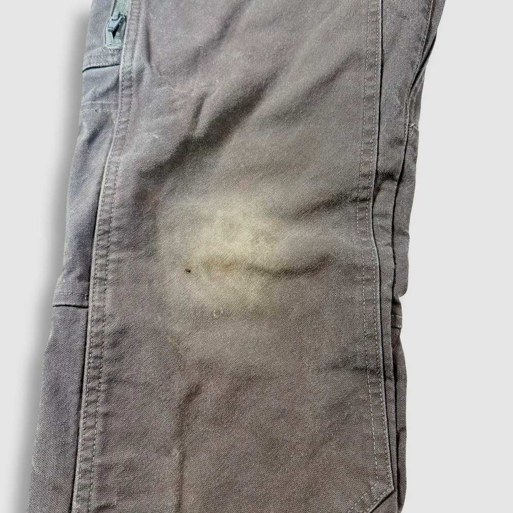 1620 Workwear Mens 34 Double Knee Cordura Utility Pants Gray Made in USA - Picture 3 of 9